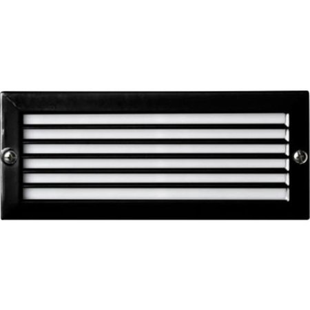 DABMAR LIGHTING Dabmar Lighting P-CVR-LV601-B Recessed Louver Brick; Step & Wall Fixture; Black P-CVR-LV601-B